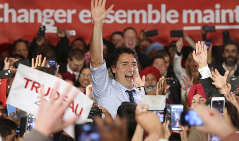 কানাডার সিংহাসনে লিবারেলের জাস্টিন ট্রুডো কানাডার সিংহাসনে লিবারেলের জাস্টিন ট্রুডো