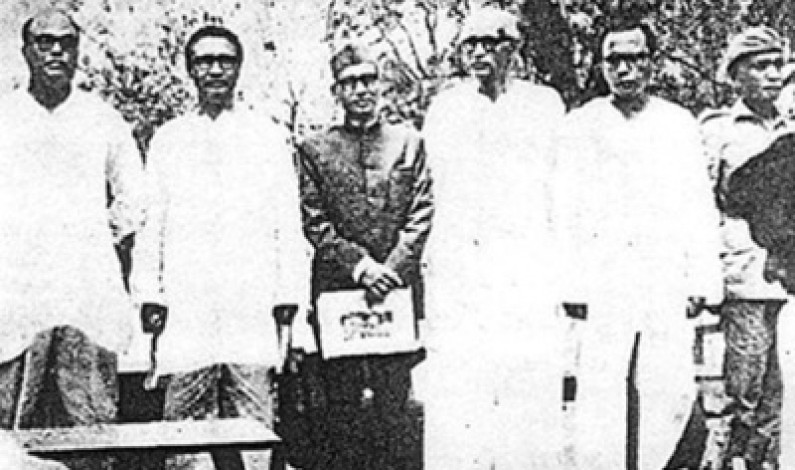 মুজিবনগর সরকার গঠন প্রসঙ্গে মুজিবনগর সরকার গঠন প্রসঙ্গে